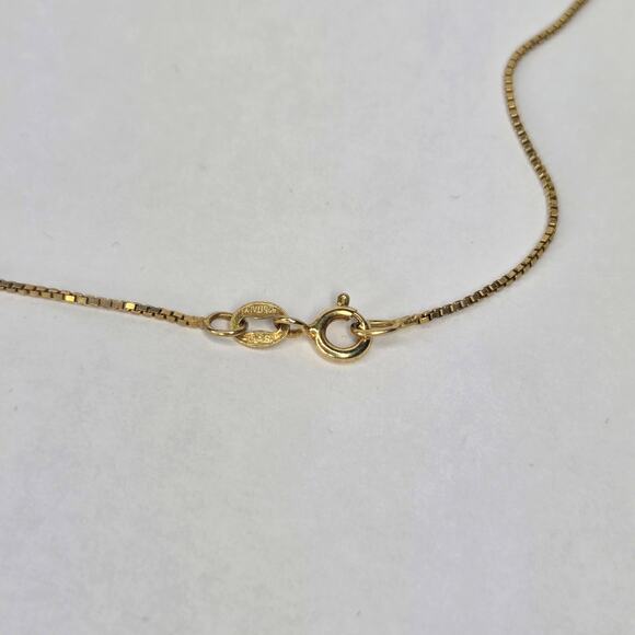 Giani Bernini Box Link 16" Chain Necklace in 18k Gold-Plated Sterling Silver NEW - Picture 8 of 10